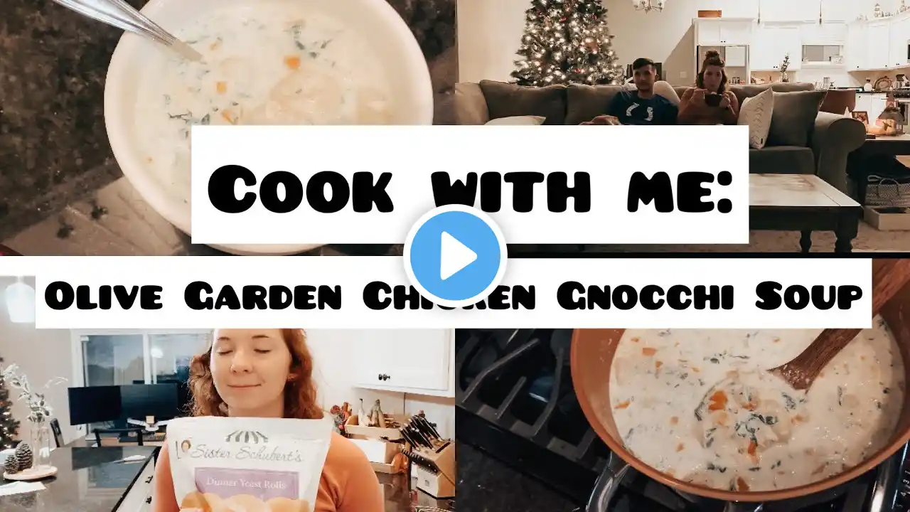 COOK WITH ME | COPYCAT OLIVE GARDEN CHICKEN GNOCCHI SOUP