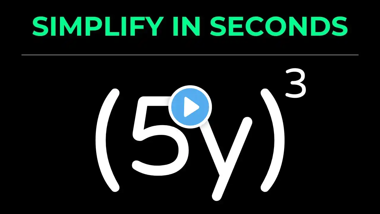 The Secret to Simplifying Exponents | Power of a Product Rule