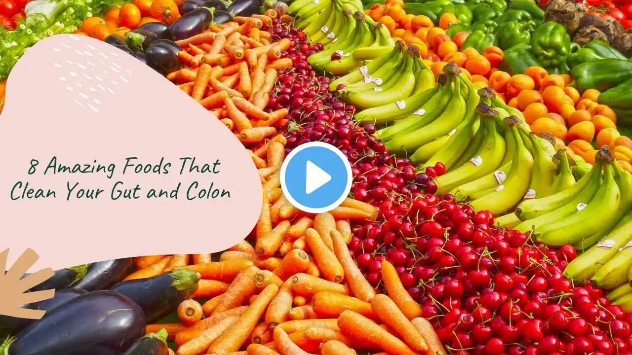 8 Amazing  Foods That Clean Your Gut and Colon #short