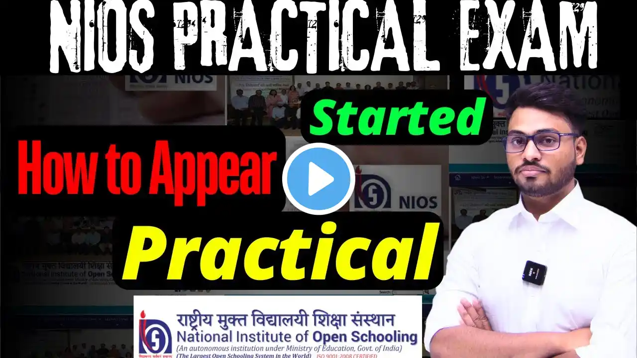 how to make nios practical file | 10th & 12th | april exam | on demand | exam start | nios result