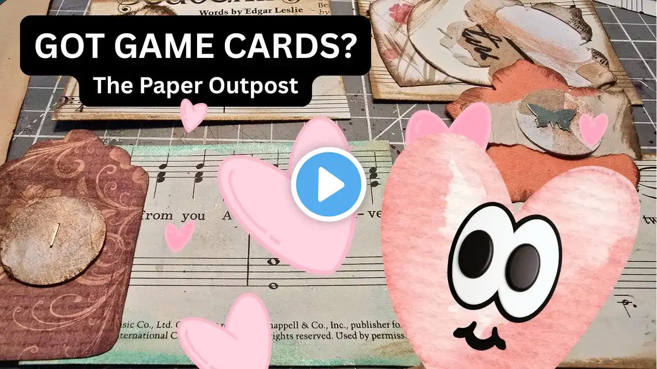 GOT GAME CARDS? Lets Create! :) The Paper Outpost!