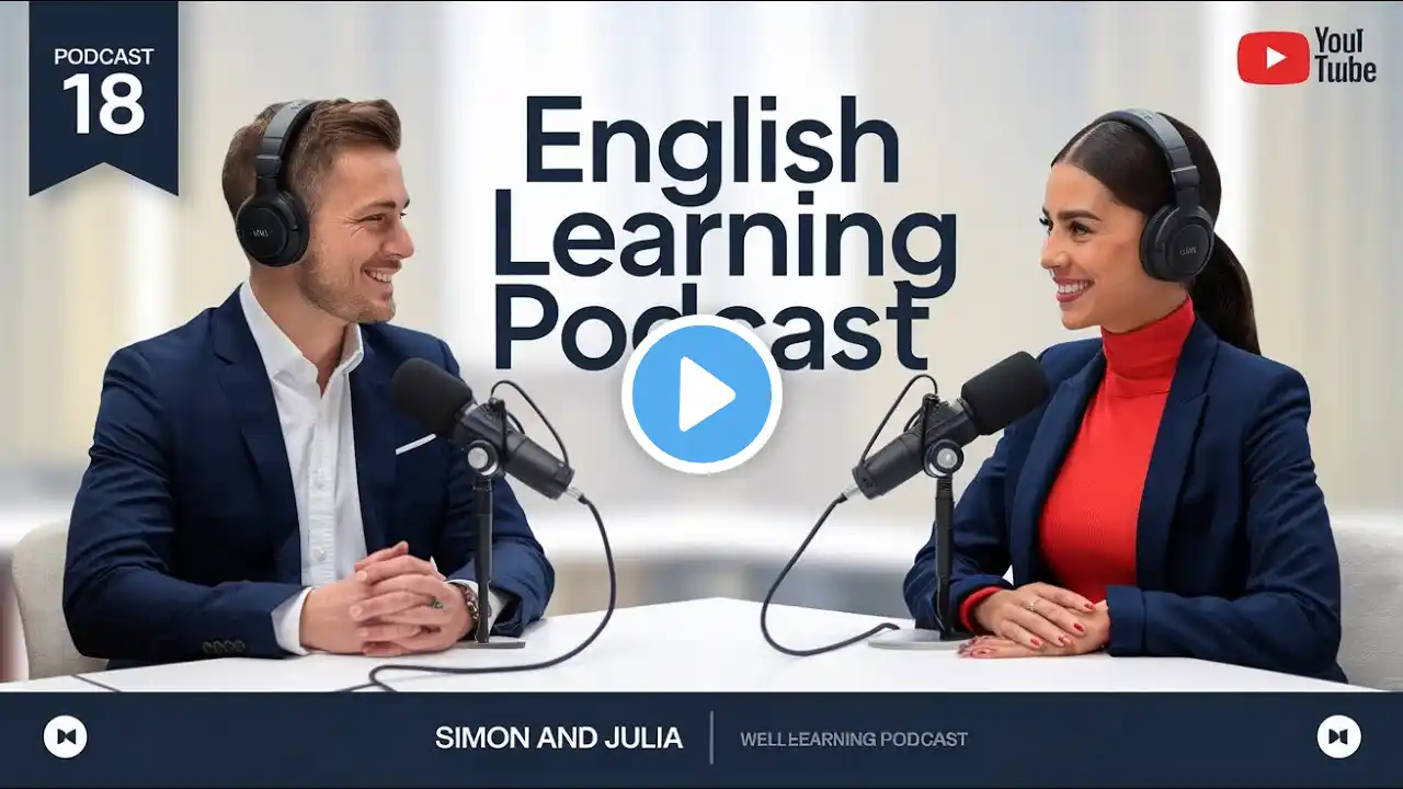 English Learning with Podcast Conversation | English Podcast for Beginners | English Practise Pod 18