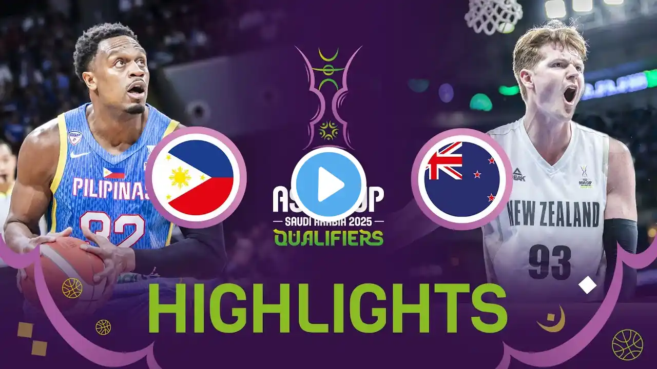 Gilas Pilipinas end drought vs. New Zealand | Highlights | FIBA Asia Cup 2025 Qualifiers