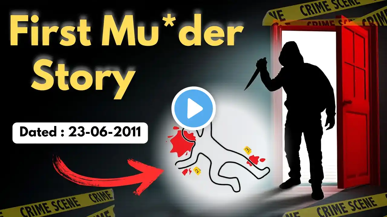 First Murder True Crime Horrible Story - 23 June 2011| Black Screen Horror story