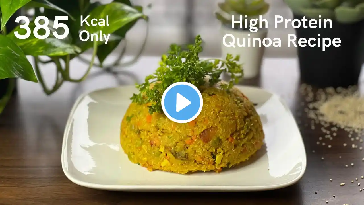 Healthy Quinoa Khichdi for Weightloss | Thyroid/PCOS diet recipe to lose weight | Gluten free