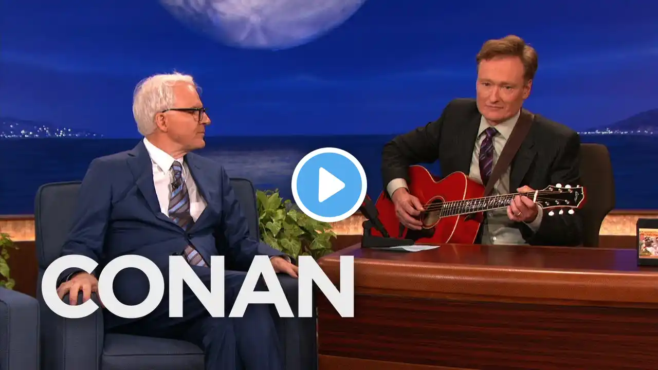 Steve Martin & Conan Play Dueling Banjos | CONAN on TBS