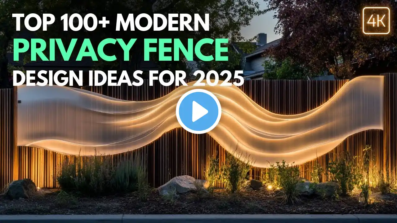 Modern and Creative Fence Design Ideas Elevate Your Home’s Curb Appeal with Stylish and Unique