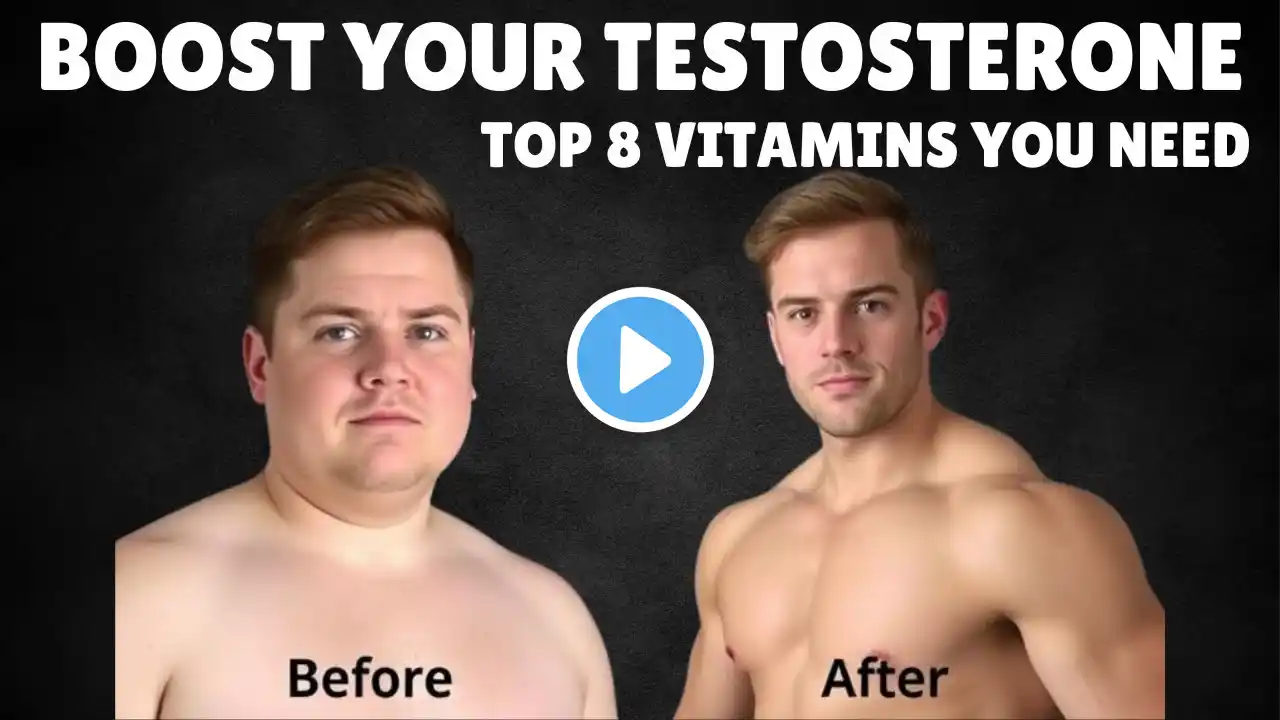 Boost Your Testosterone |Top 8 Vitamins You Need!