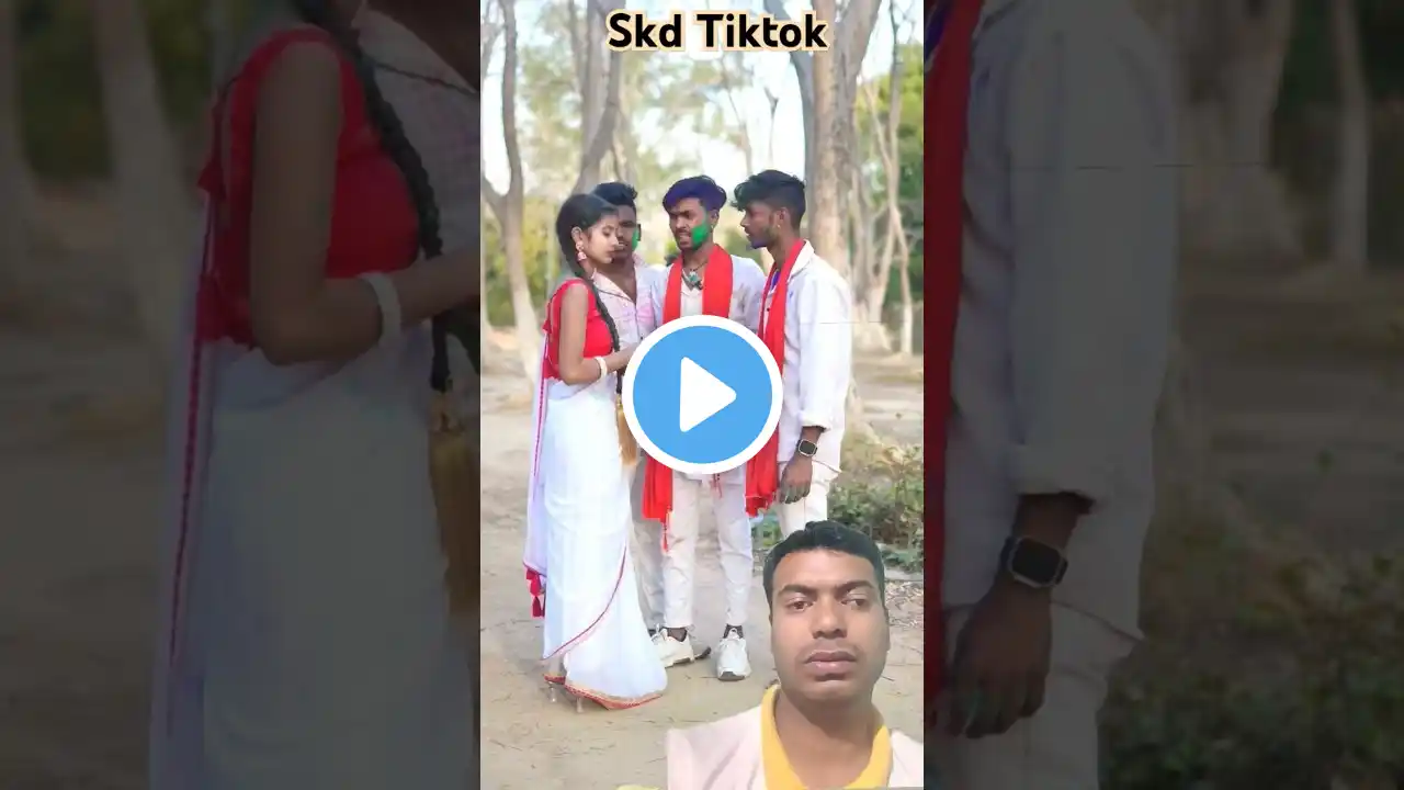 Garib aadami Holi video ♥️👍 #shorts #bhojpuri #holi #comedy #skd #tiktok #skdtiktok गरीब आदमी