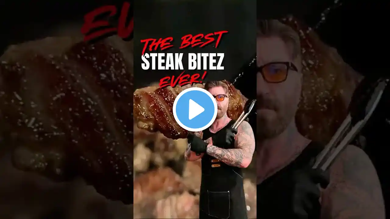 The BEST Garlic Butter STEAK Bites- in 10 Minutes! #steakrecipe #fatloss #ribeye #easymeal #cooking
