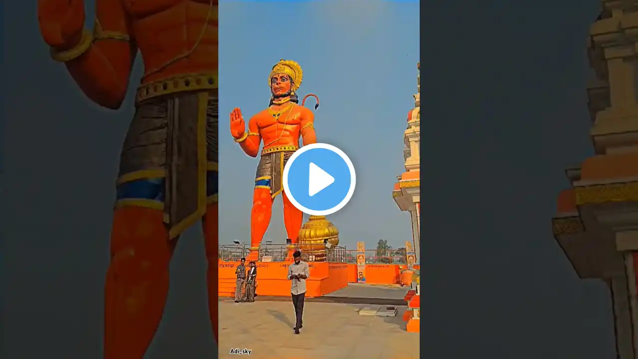 power of Hanuman 😊 status ji Bajrangbali 🚩 4K full screen #viralvideo #youtubeshorts #trendingshort#