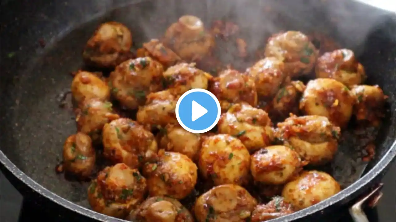 NEW RECIPE, MUST TRY! This Garlic Mushrooms recipe has a SECRET Ingredient | Easy Dinner Recipes