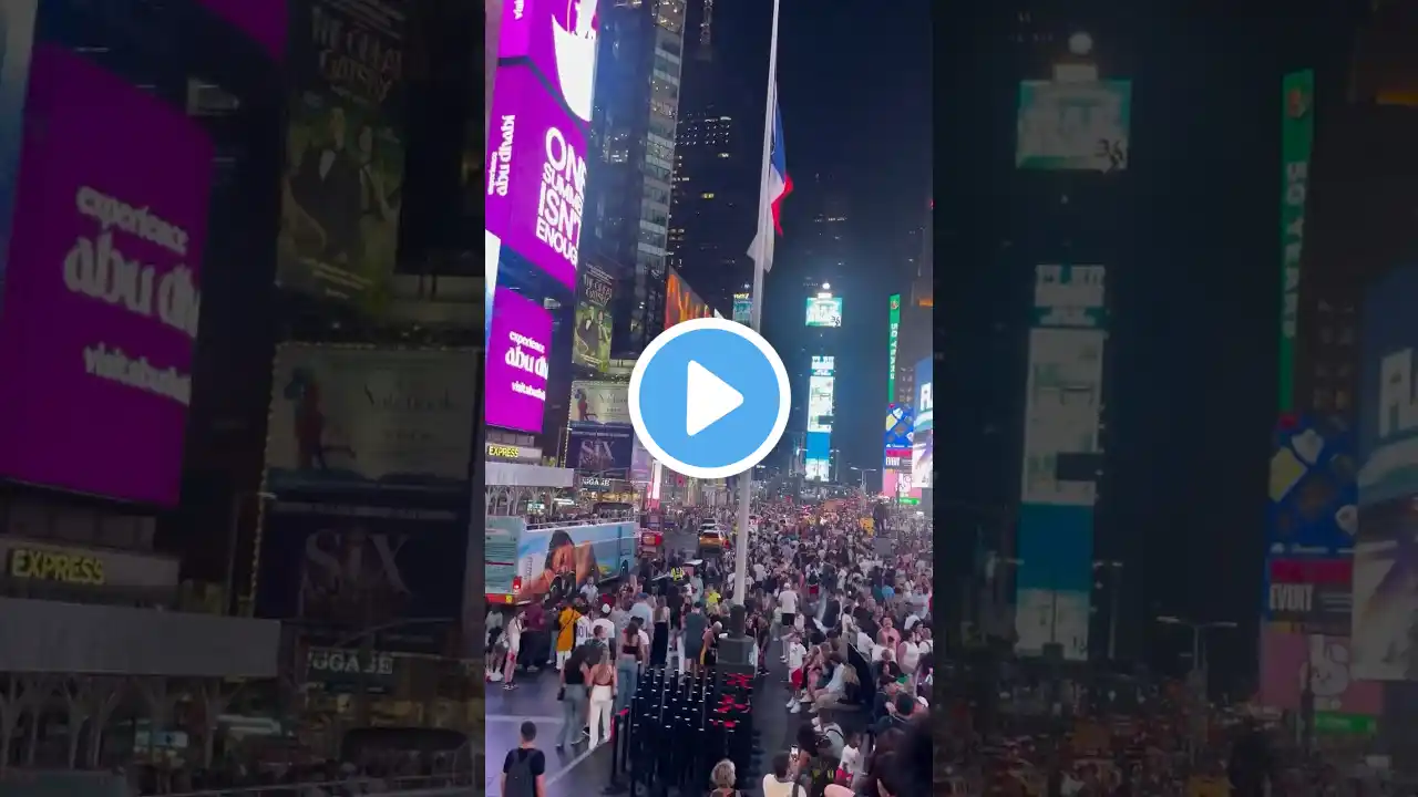 Times square New York City #travel #usa #timessquare #shorts