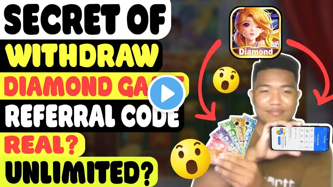 Diamond Game Referral Code Update 2022| How do agents withdraw commission? 99% Don't know