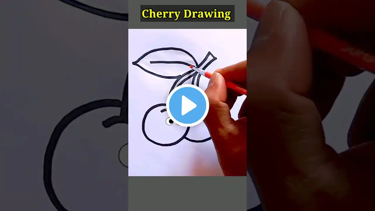 Cherry Drawing #ytshorts #shortsfeed #cherry