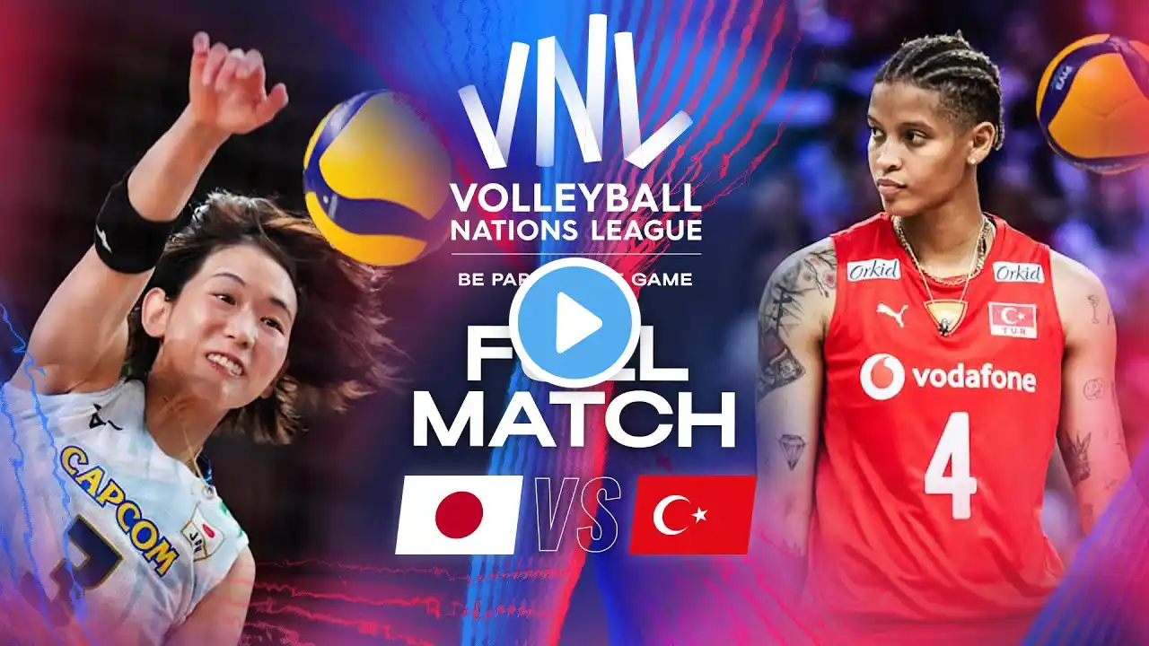 Japan 🇯🇵 vs. Türkiye 🇹🇷 - 2024 VNL | Full Match - Week 1