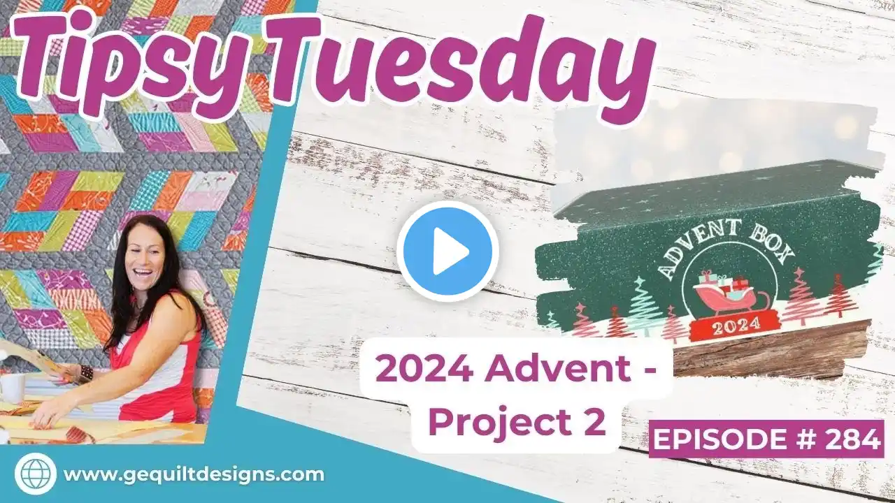 Tipsy Tuesday #284: Second Free Advent Tutorial, Stripology Virtual Retreat 2025