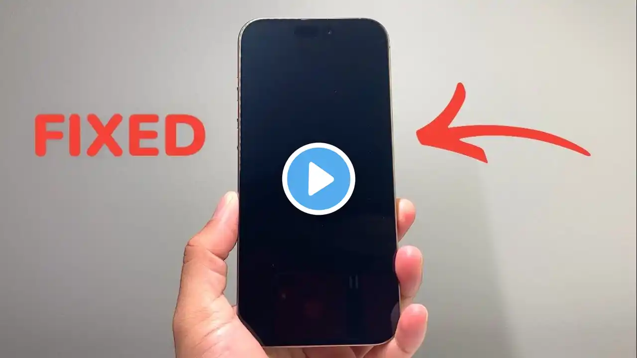 How To Fix Black Screen on iPhone 16 Pro Max