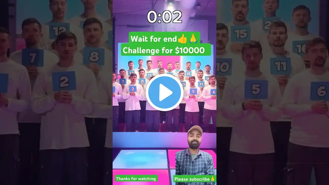 Challenge for win $10000🫢 #trending #shorts #mrbeast #challenge #ytshorts #shorts #youtubeshorts