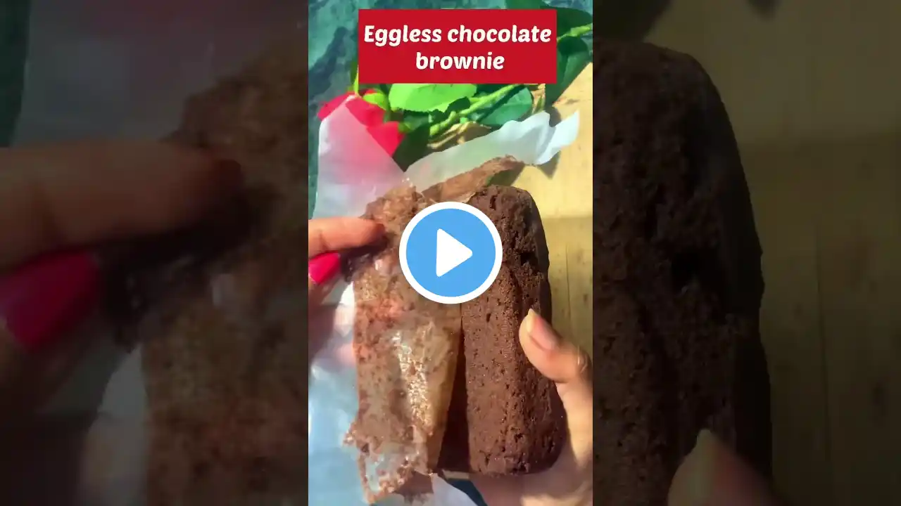 #shorts Eggless ,no oven brownie recipe #chocolate #brownie #shortsfeeds #ytshorts #trendingrecipe