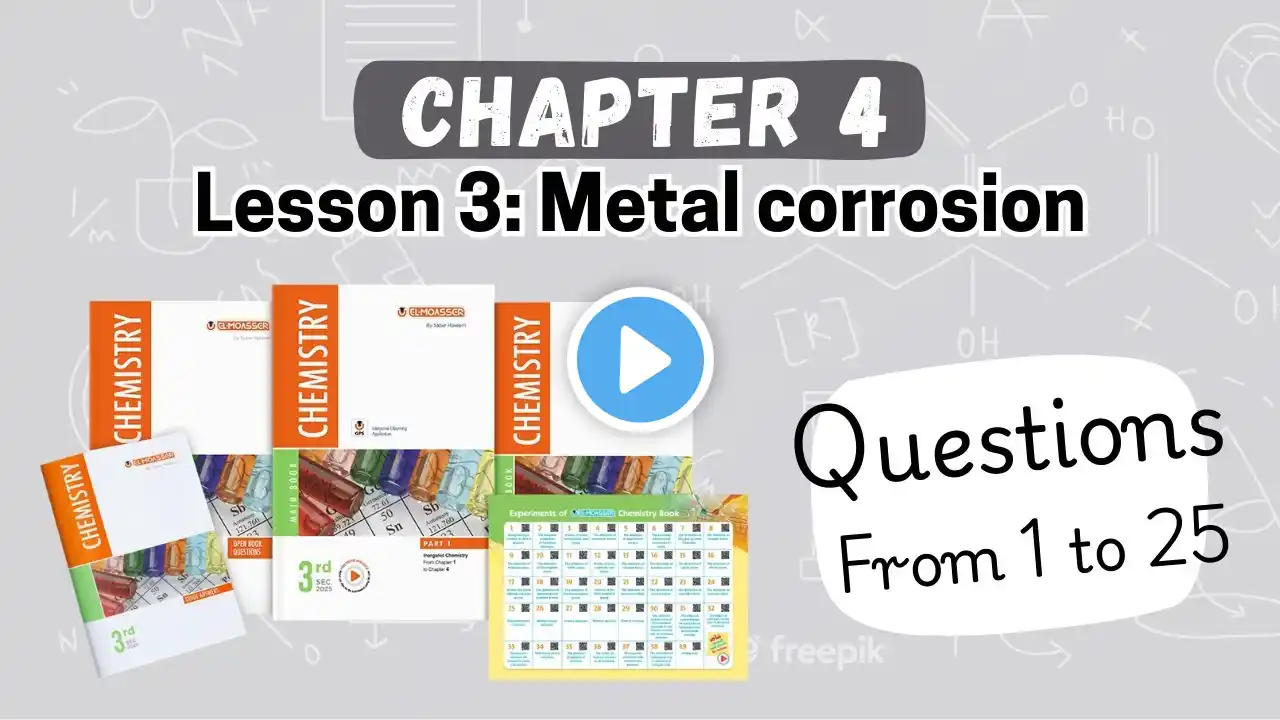 Chem sec 3 | EL-MOASSER | chapter 4 l Lesson 3: Metal corrosion