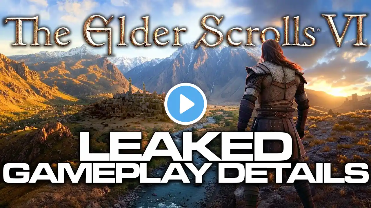 LEAKED Elder Scrolls VI 6 Gameplay Details Coming 2026 - Xbox PS5 & PC Release Date Reveal?