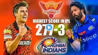 SRH VS MI 277-3 Highest Score Match Highlights | #SRH #Mumbaiindians | #IPL2025 | IPL Matches