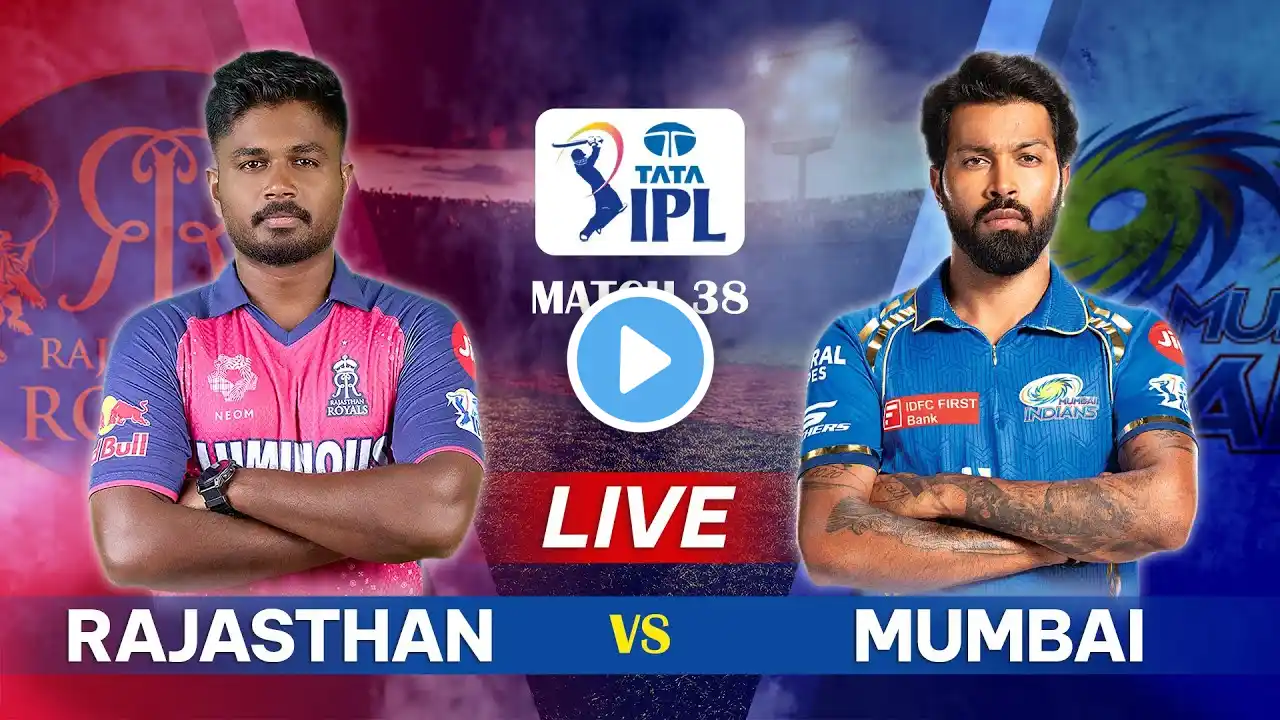 IPL 2024 Live: RR vs MI Live Match | 2nd Innings | Live Score & Commentary | Rajasthan vs Mumbai