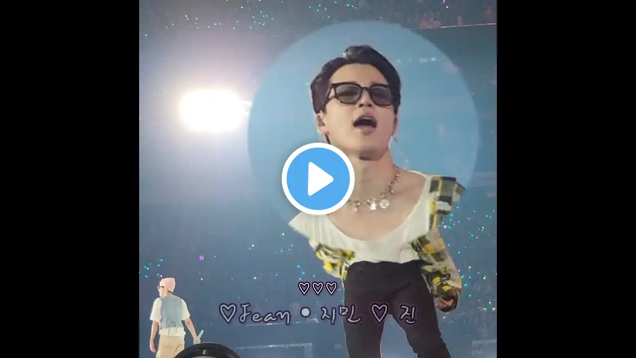 ♡ Jimin Clips ☾ BTS Permission to Dance Las Vegas Day 4 ⋆ April 16, 2022