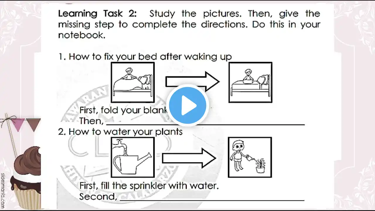 GRADE 1- ENGLISH - QUARTER 4 - WEEK 8 - GIVING DIRECTIONS