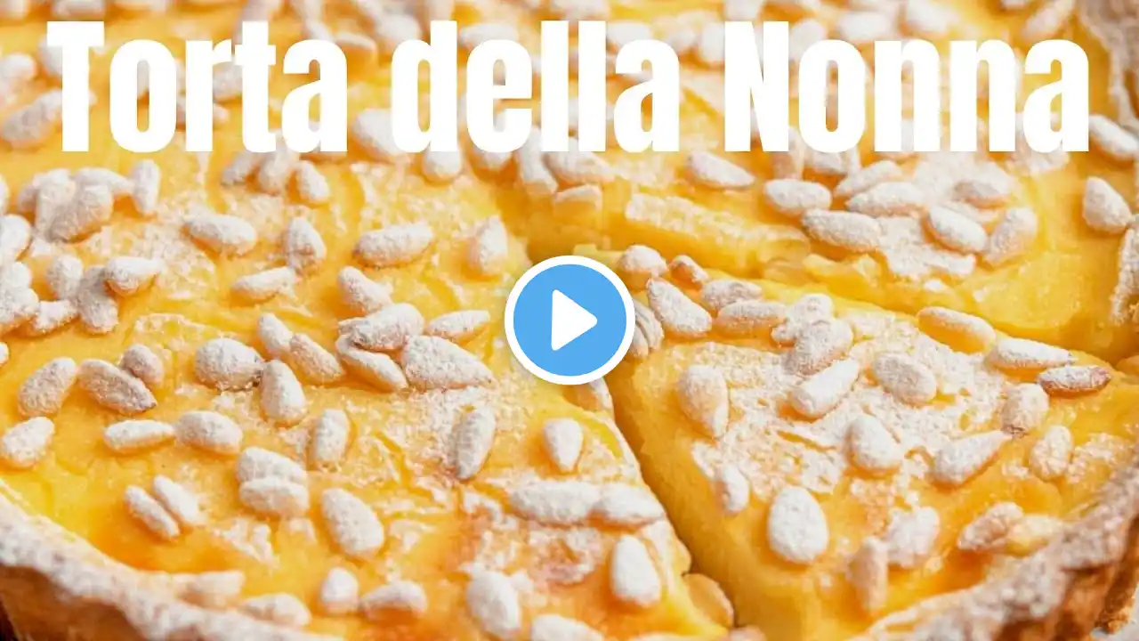 TORTA DELLA NONNA: ITALIAN CUSTARD TART