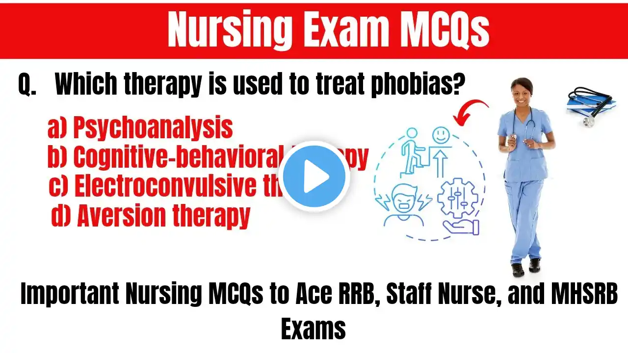 Top 30 Important MCQs for Nursing Exams |Crack RRB, MHSRB & Staff Nurse Exams |All subject mcqs