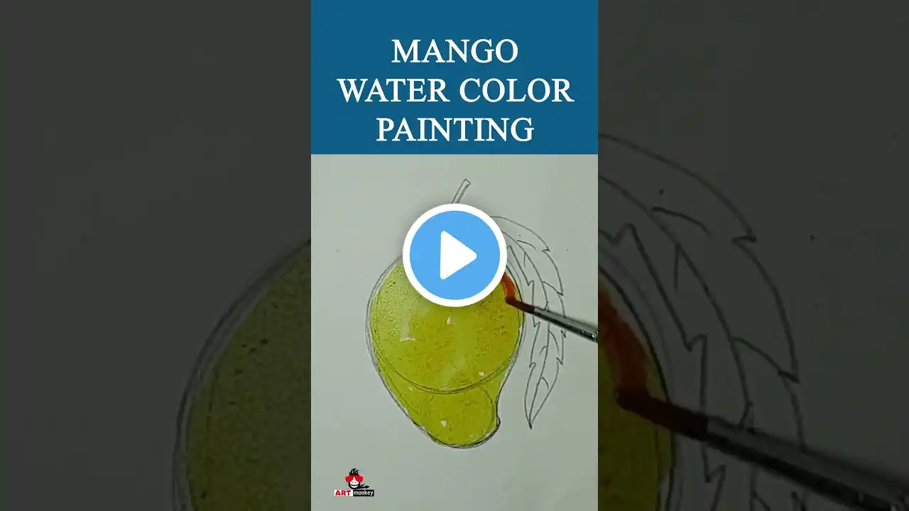 Mango water color painting easy - Art Monkey #drawing #art #painting