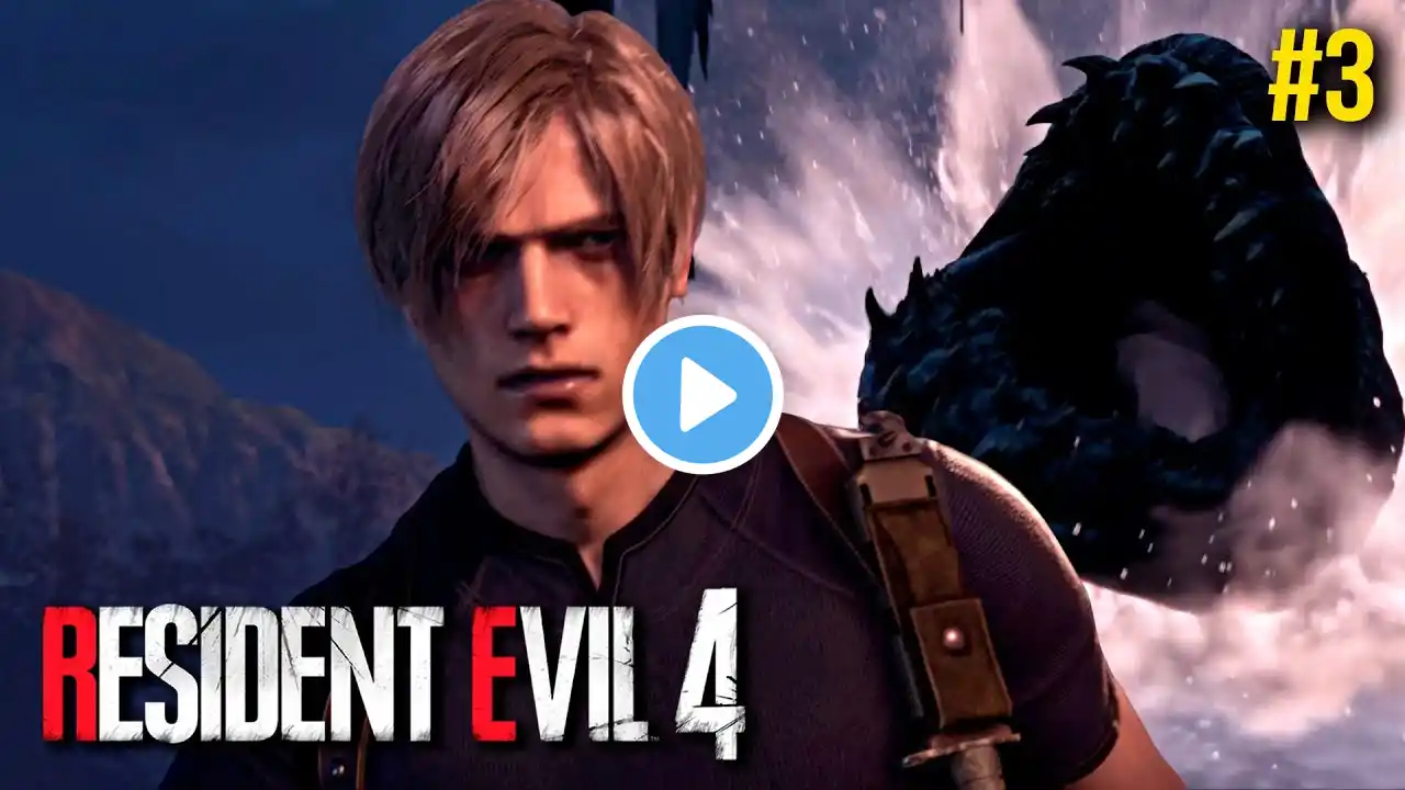 RESIDENT EVIL 4 REMAKE - #3: O MONSTRO DO LAGO! | Gameplay em Português PT-BR no PS5!