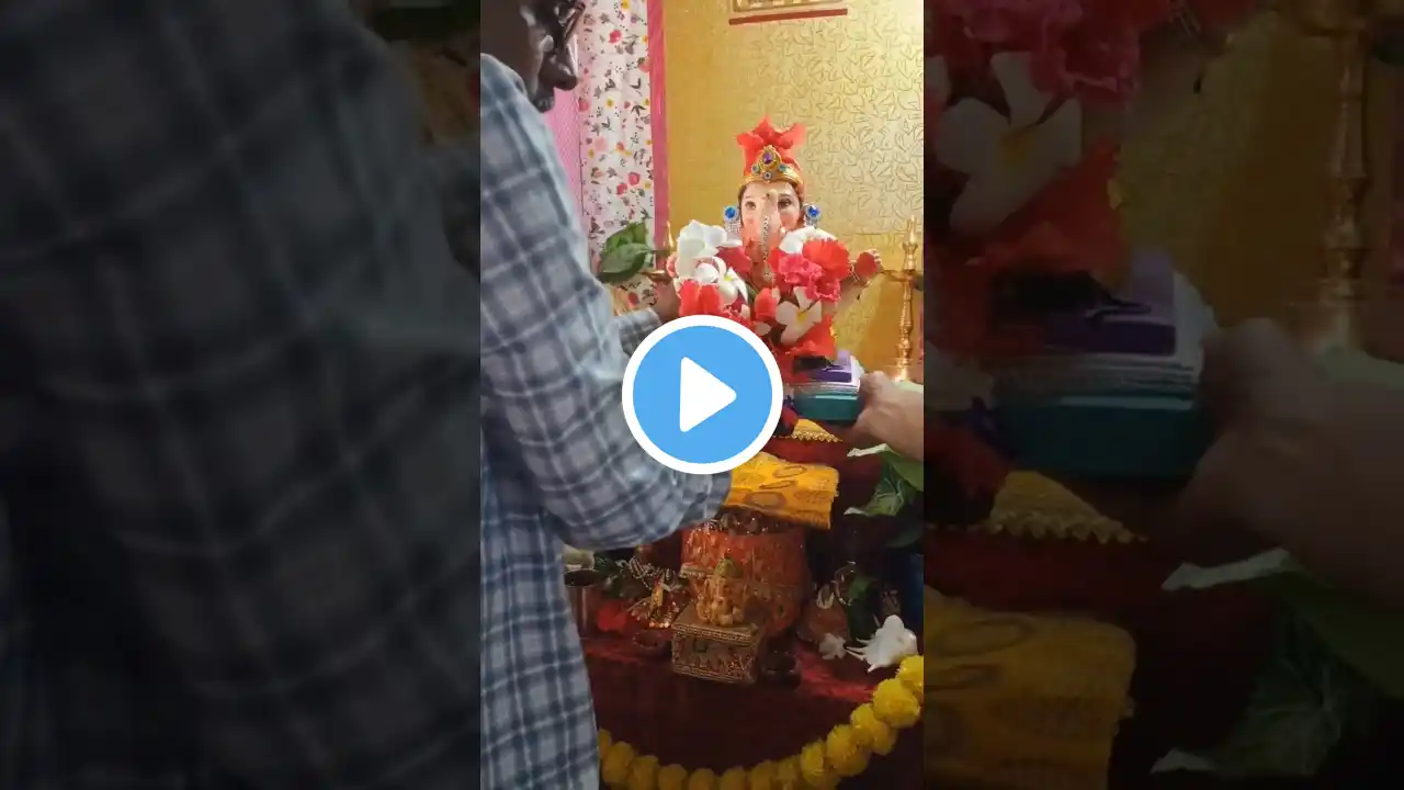 Ganesh visarjan गणपती नैवेद्य | गणेश जी का भोग  #ganeshvisarjan #shorts #recipe