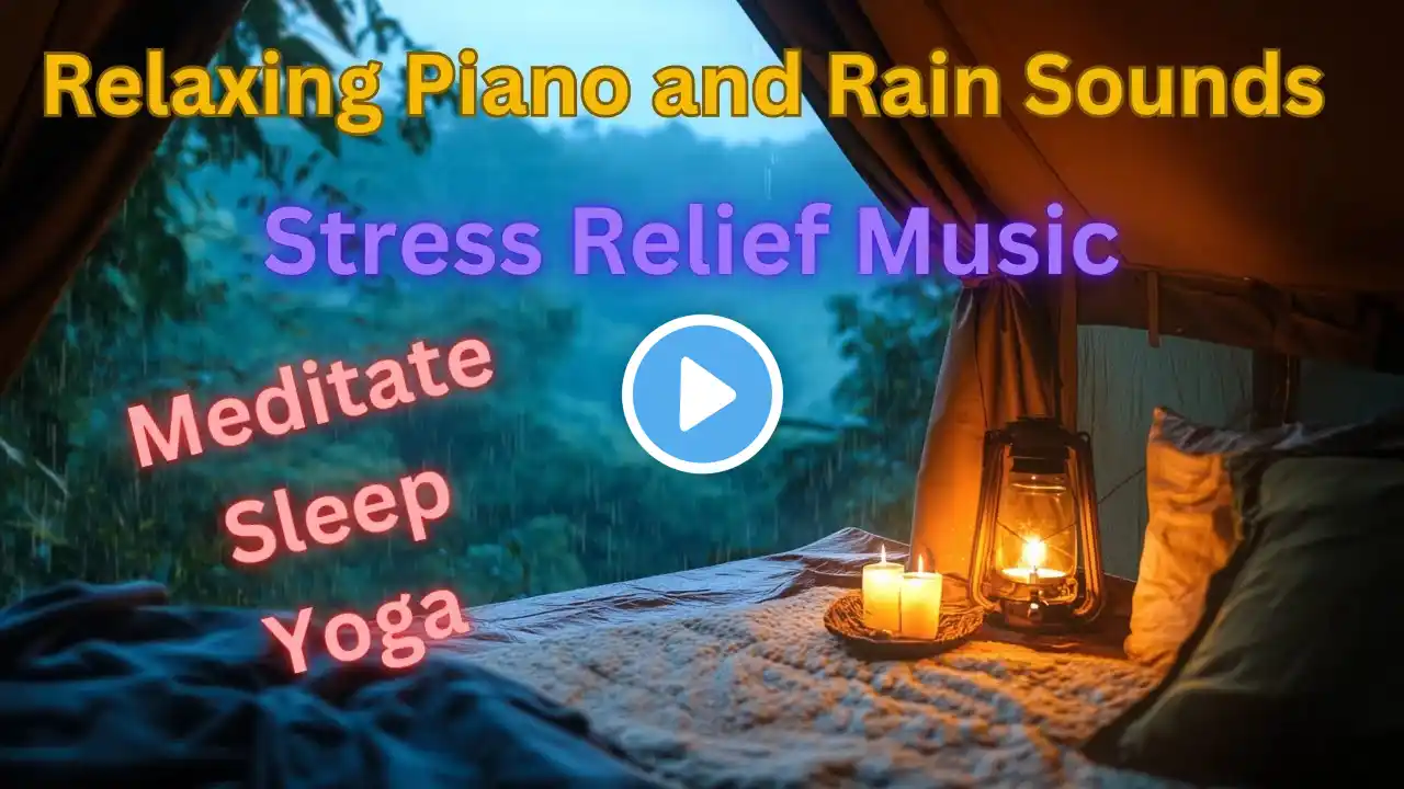 Cozy Camping in the Rain Relaxing Piano & Rain Sounds