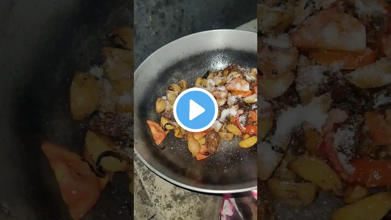 Potato Recipe π₯ || Tomato Mix Vegetable π#trending #recipe #shorts #shortsfeed #potatorecipe #tomato
