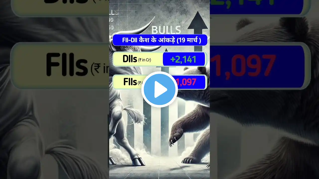 FII DII Data Analysis || Nifty Prediction for Tomorrow 20th March 2025 || Banknifty Tomorrow S208