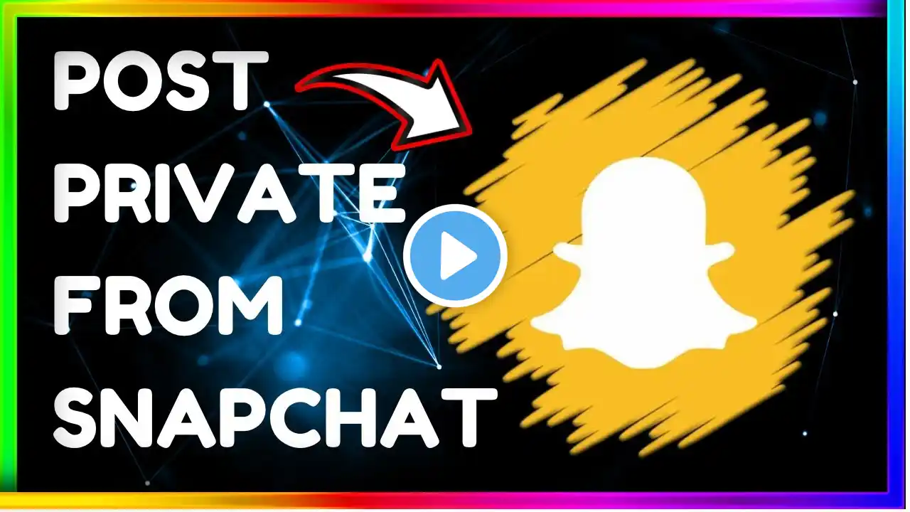 How to Post in Private Story on Snapchat || Snapchat Par Private Story Post Kaise Kare