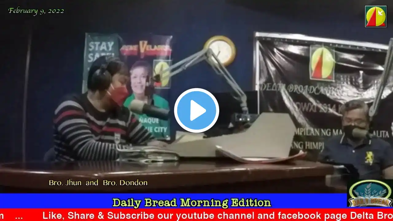 DWXI 1314 AM Livestream (Wednesday - February 9, 2022) #dailybreadmorningedition