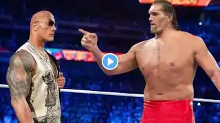 The great khali vs. The rock : full match | WWE 2K24 - Raw 11 march 2025