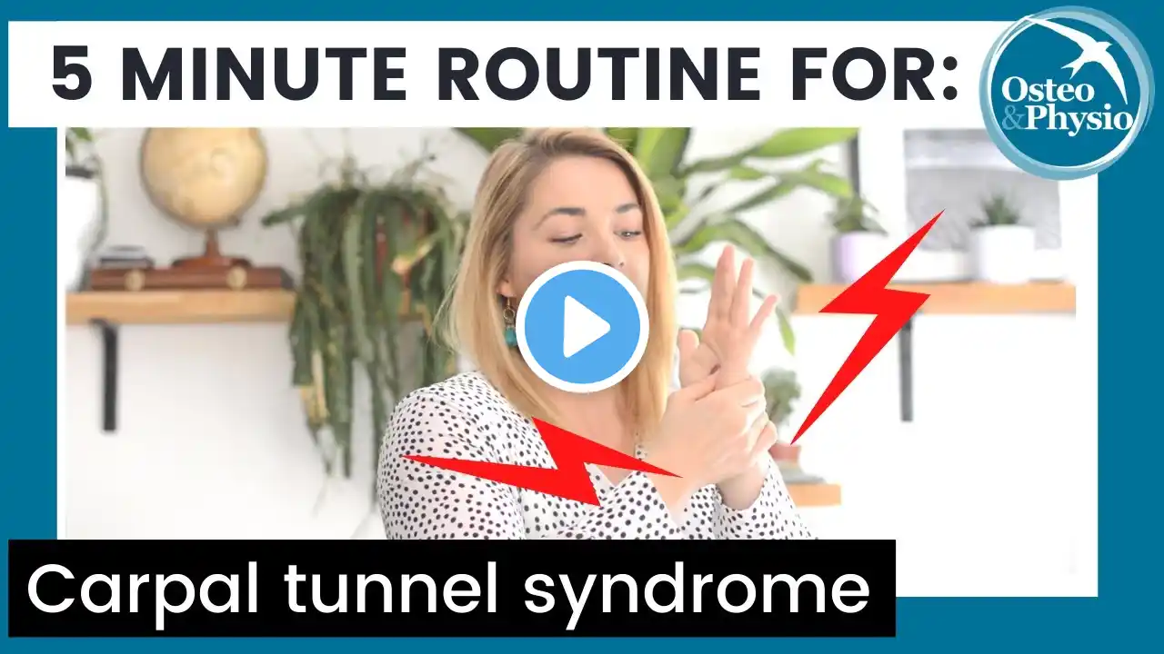 Our full 5 minute guided routine for CARPAL TUNNEL SYNDROME!