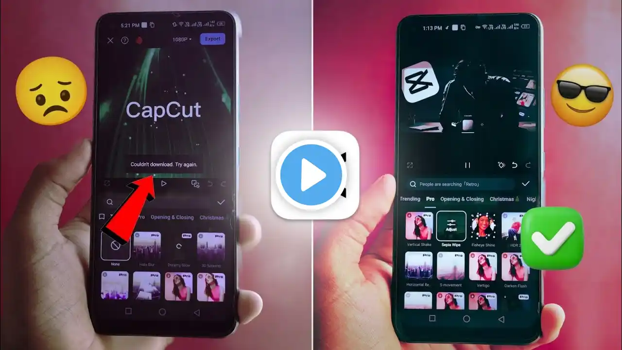 Capcut couldn't download try again problem | Capcut effect problem