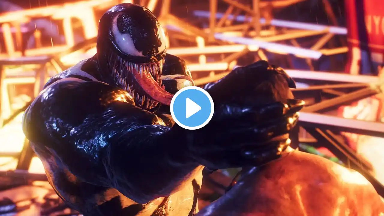 Venom kills Kraven Scene - Marvel's Spider-Man 2