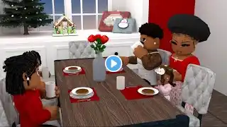 Family *WINTER* Morning Routine I Bloxburg Family Roleplay I * WITH VOICES *