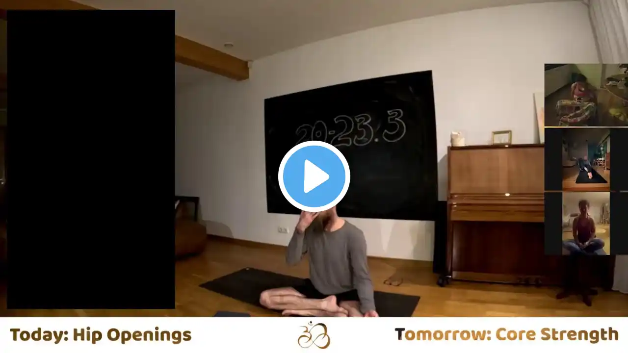 West Coast Restream - 6AM Daily Yoga 30+Min | MONDAY Hip Opening Flow | #fv30plus