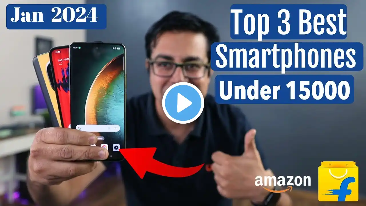 Top 3 Best Phone Under 15000 in Jan-Feb 2025 I Best mobiles under 15000 budget