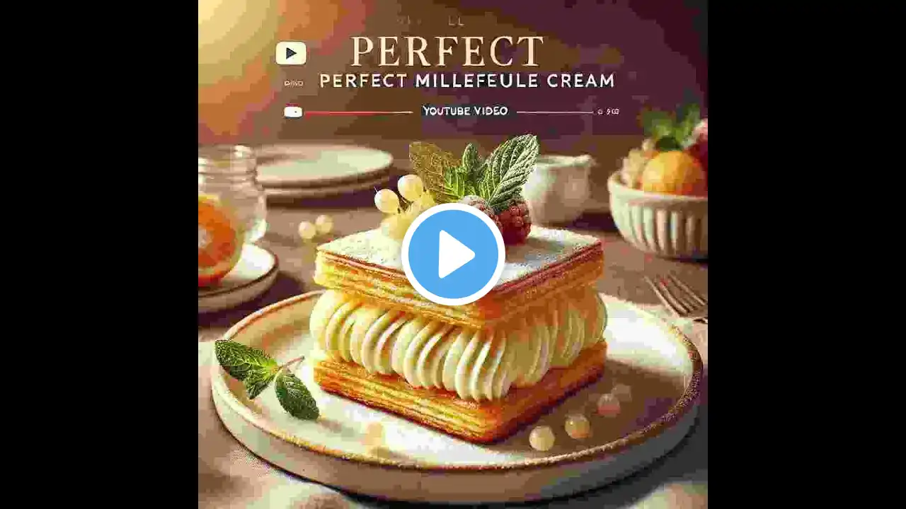 Perfect Millefeuille Cream: Silky & Delicious ✨🍰