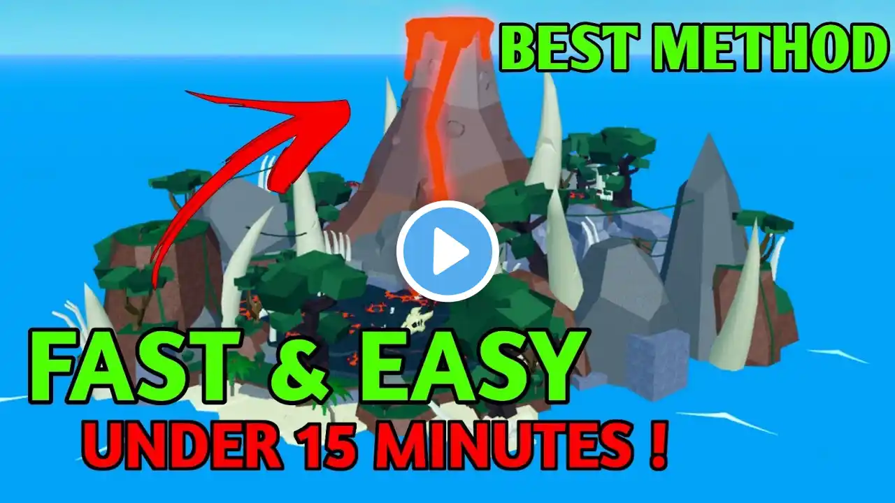 BEST METHOD TO SPAWN PREHISTORIC ISLAND FAST AND EASILY UNDER 15 MINUTES! BLOX FRUITS