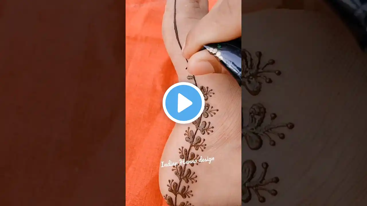 Latest leg mehndi designs/feet mehndi design #bridalmehndi #mehndiart #mehndi #henna #mehndidesign